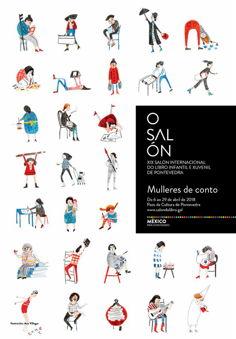 Ilustración no Salón do Libro de Pontevedra