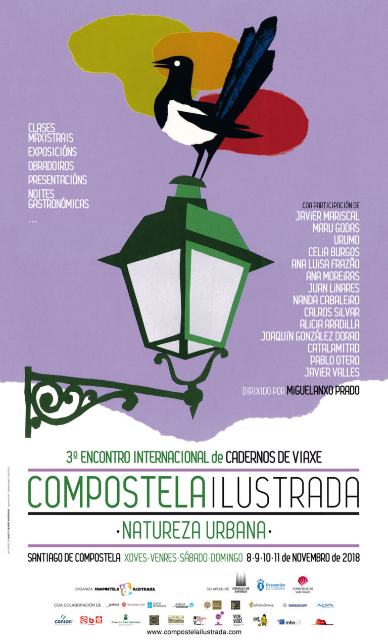 Mariscal e Calros Silvar no Compostela Ilustrada