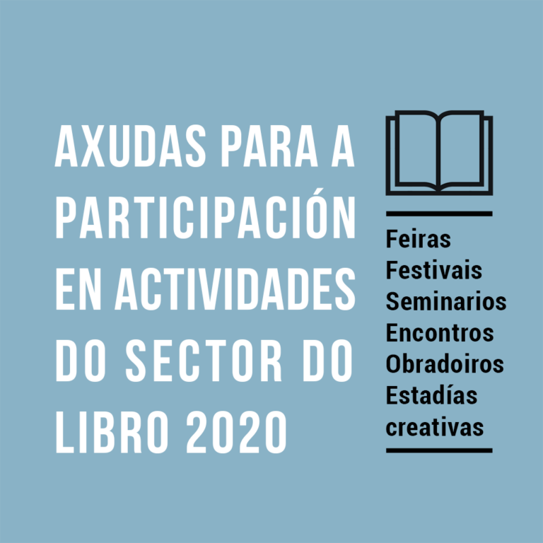 Axudas para a participación en actividades do sector do libro 2020