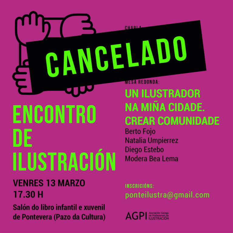 Encontro de Ilustración no Salón de Pontevedra