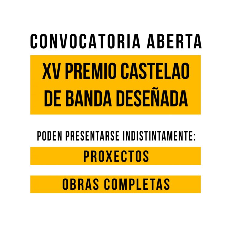 Cambio das bases do Premio Castelao de banda deseñada