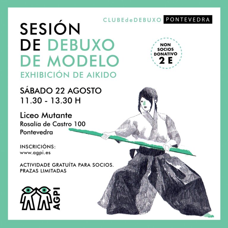 Sesión do Clube de Debuxo en Pontevedra
